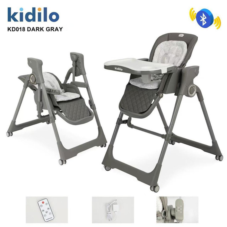 صندلی غذا خوری برقی کنترل دار کیدیلو مدل KD 018 کرم، با ضمانت اصالت کالا