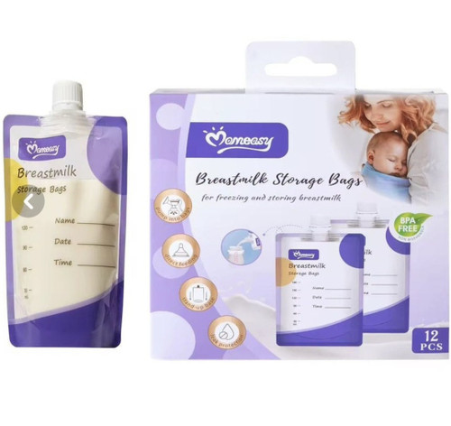 کیسه ذخیره شیر,پوره میوه،پوره غذا مامیزی ۱۲ عددی، BPA free