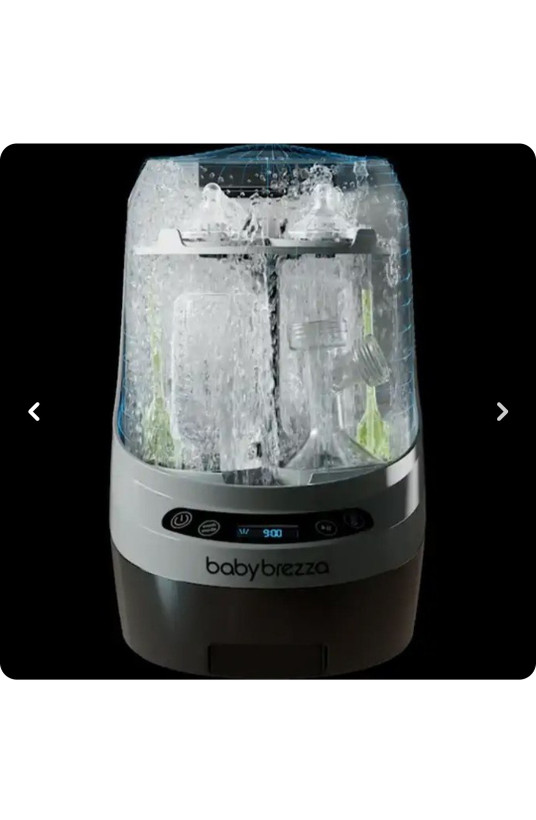 دستگاه شیشه شور اتوماتیک بیبی برازا با قابلیت استیل و خشک کن مدل واشر پرو baby brezza،با ضمانت اصالت کالا