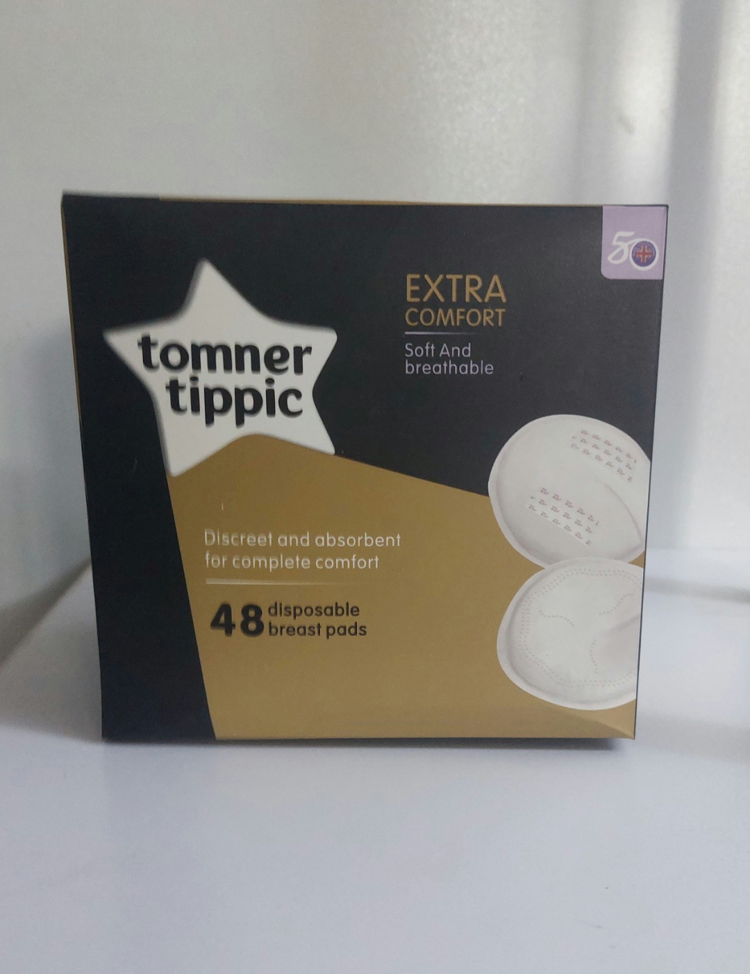 پد سینه انتی باکتریال ۴۸ عددی tomner tippic ,با ضمانت اصتلت کالا