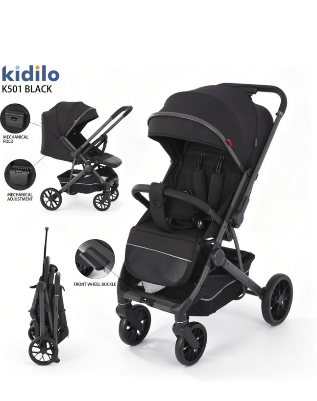 کالسکه کیدیلو مدل k501,دسته رو به مادرشو،با ضمانت اصالت کالا