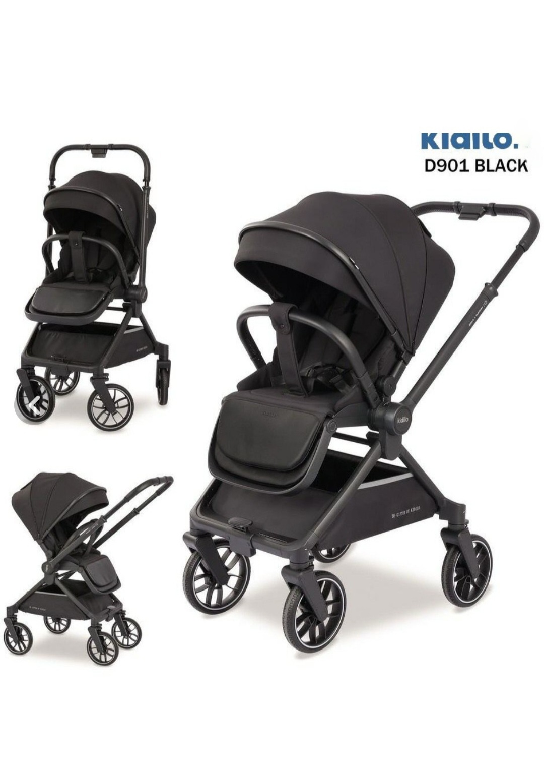 کالسکه کیدیلو مدل D901 دسته دو طرفه، با ضمانت اصالت کالا